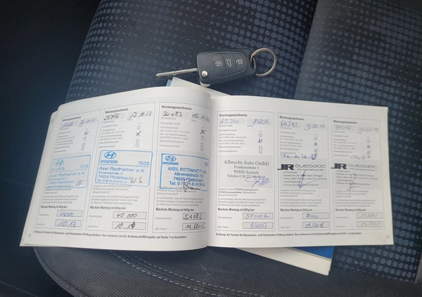 Hyundai ix20 cena 26900 przebieg: 136246, rok produkcji 2011 z Sieniawa małe 436